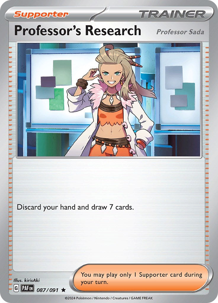 Professor's Research (087/091) [Scarlet & Violet: Paldean Fates] | Good Games Cannington