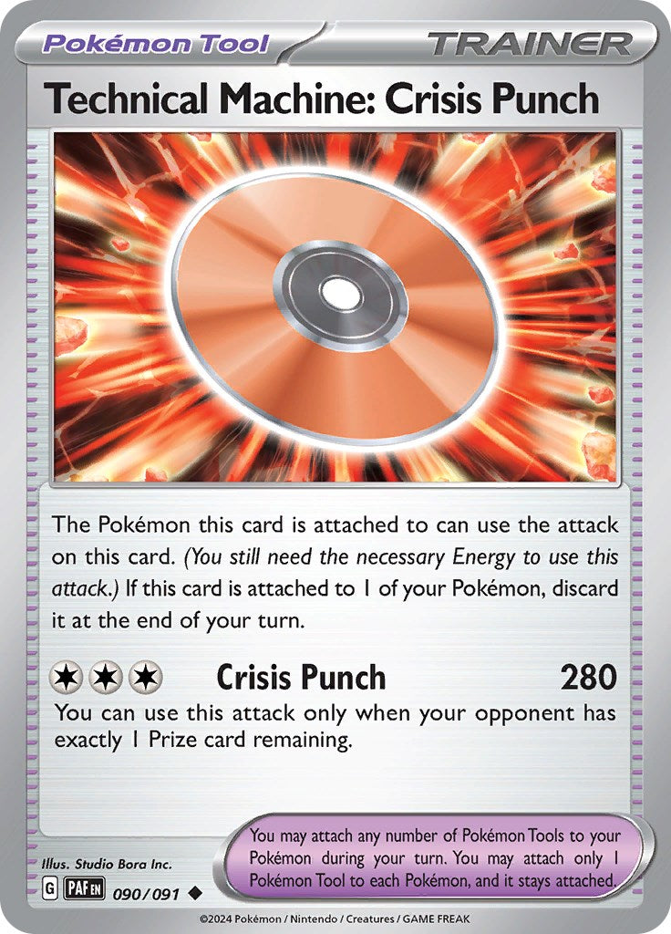 Technical Machine: Crisis Punch (090/091) [Scarlet & Violet: Paldean Fates] | Good Games Cannington