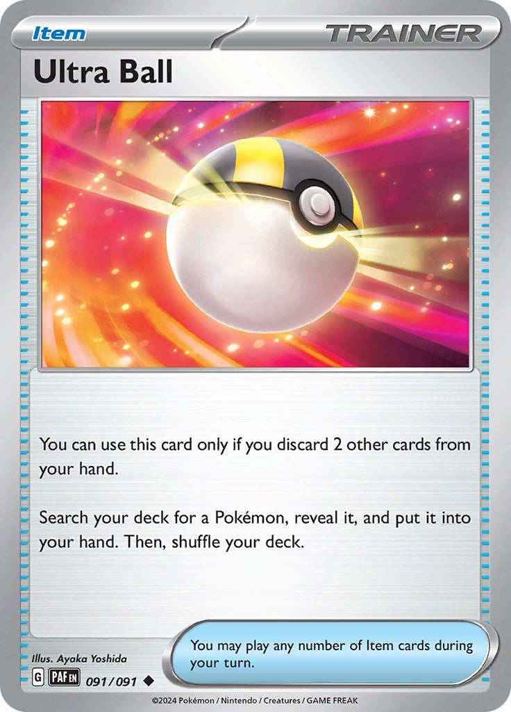 Ultra Ball (091/091) [Scarlet & Violet: Paldean Fates] | Good Games Cannington