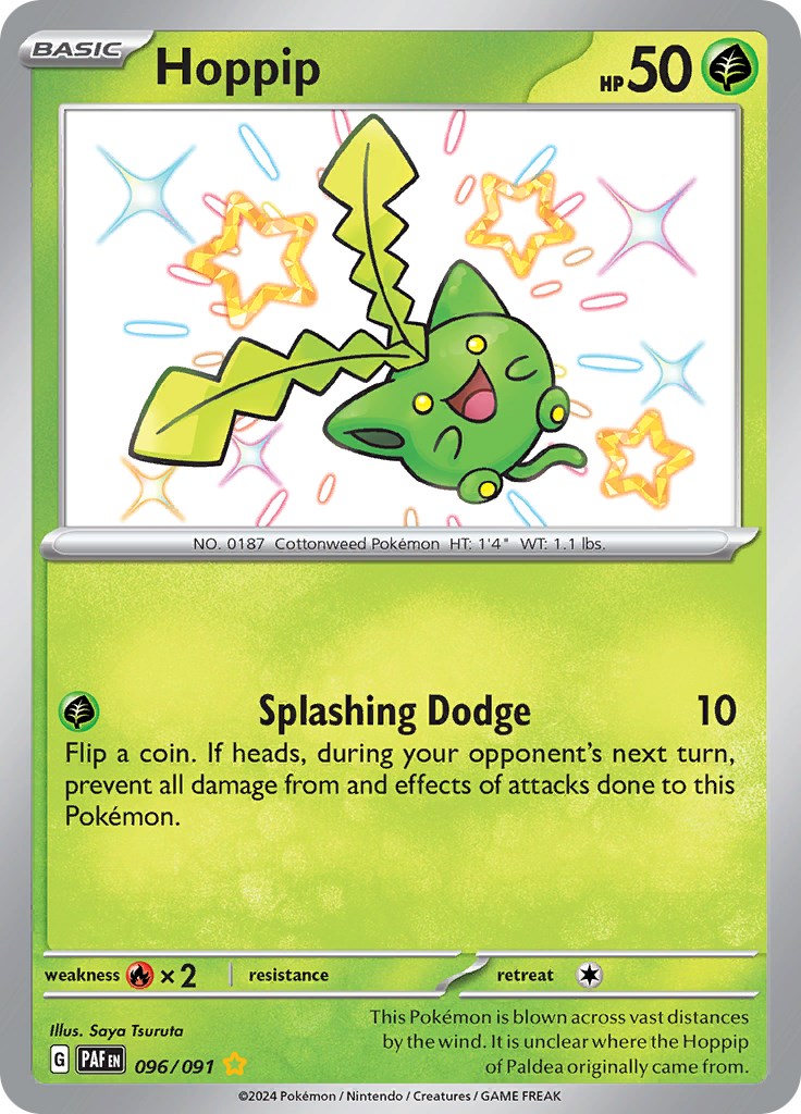 Hoppip (096/091) [Scarlet & Violet: Paldean Fates] | Good Games Cannington