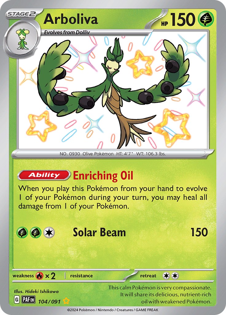 Arboliva (104/091) [Scarlet & Violet: Paldean Fates] | Good Games Cannington
