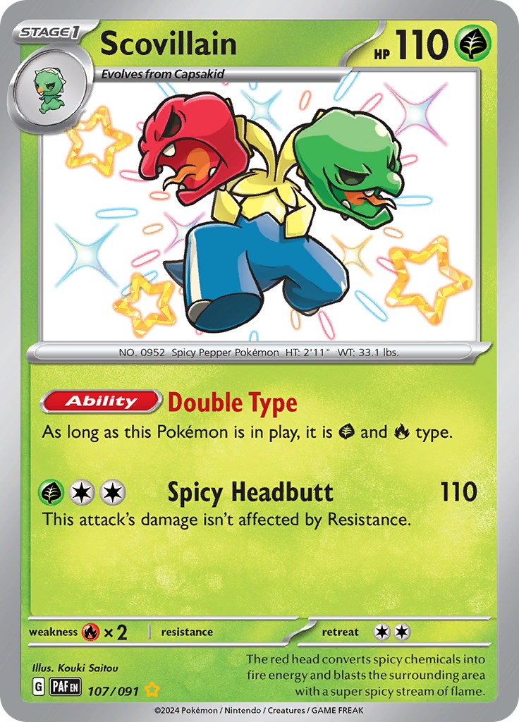 Scovillain (107/091) [Scarlet & Violet: Paldean Fates] | Good Games Cannington