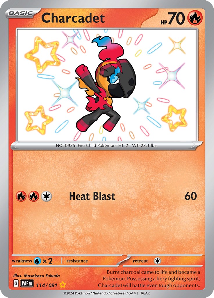 Charcadet (114/091) [Scarlet & Violet: Paldean Fates] | Good Games Cannington