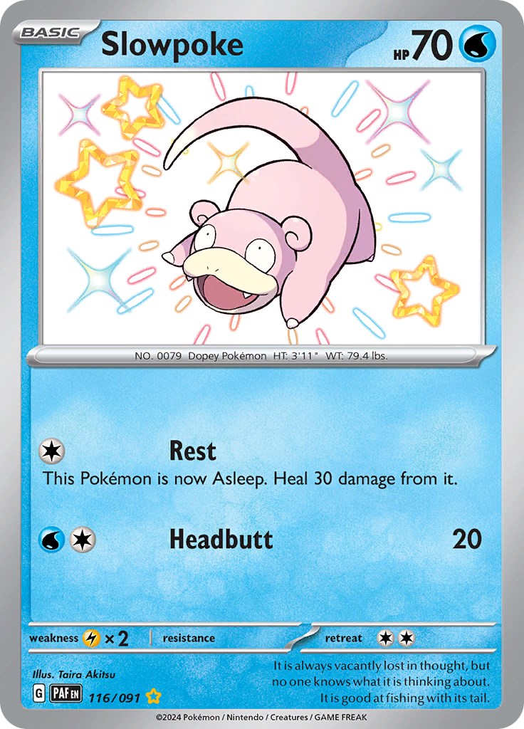 Slowpoke (116/091) [Scarlet & Violet: Paldean Fates] | Good Games Cannington