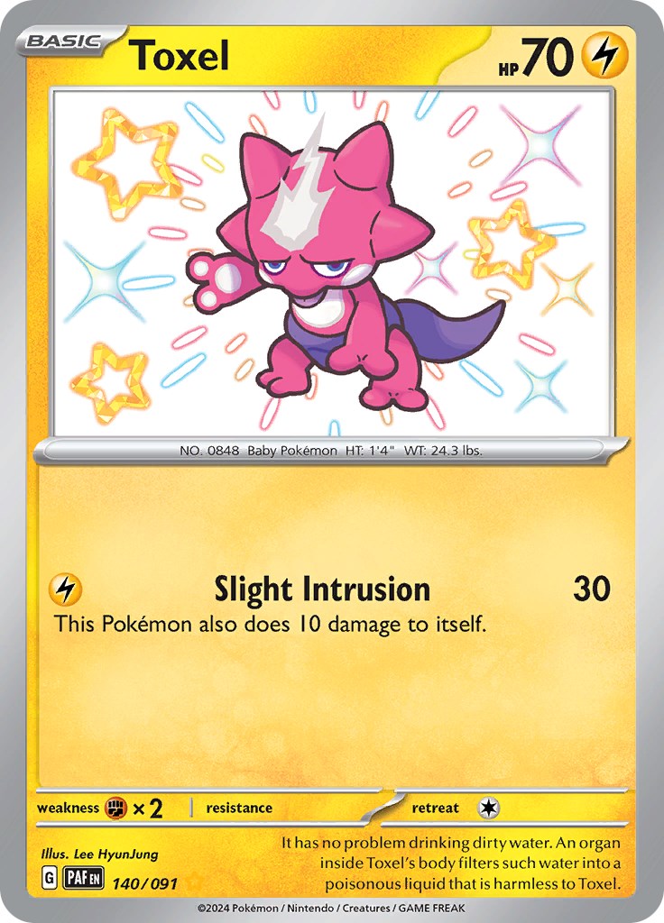 Toxel (140/091) [Scarlet & Violet: Paldean Fates] | Good Games Cannington