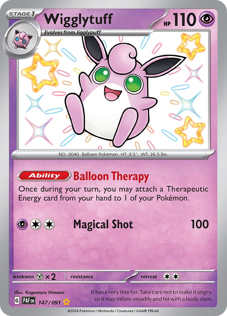 Wigglytuff (147/091) [Scarlet & Violet: Paldean Fates] | Good Games Cannington