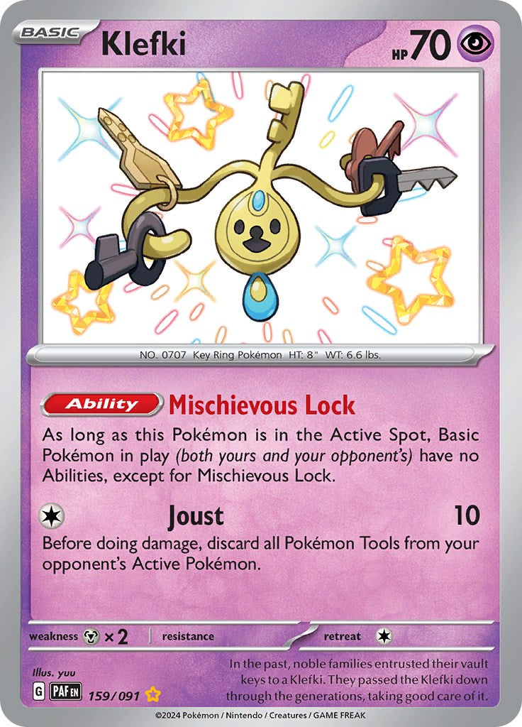 Klefki (159/091) [Scarlet & Violet: Paldean Fates] | Good Games Cannington