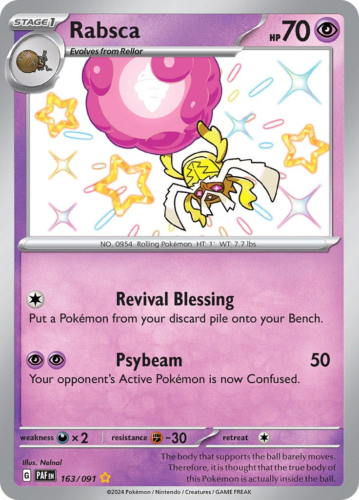 Rabsca (163/091) [Scarlet & Violet: Paldean Fates] | Good Games Cannington