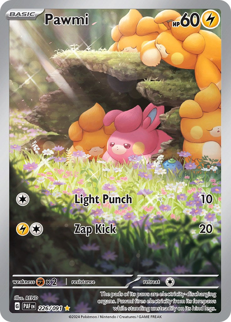 Pawmi (226/091) [Scarlet & Violet: Paldean Fates] | Good Games Cannington