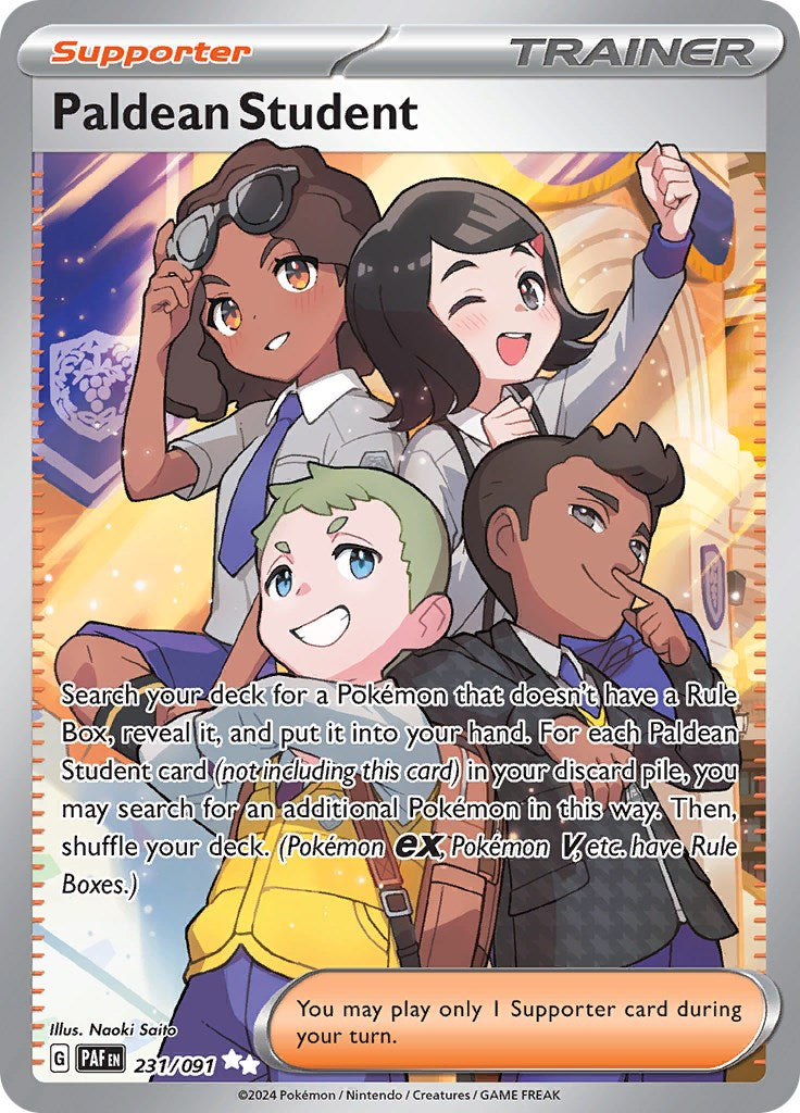 Paldean Student (231/091) [Scarlet & Violet: Paldean Fates] | Good Games Cannington