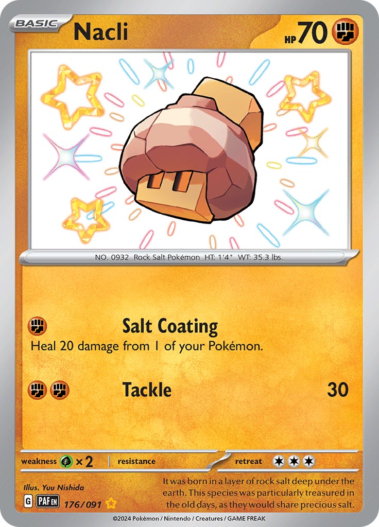 Nacli (176/091) [Scarlet & Violet: Paldean Fates] | Good Games Cannington
