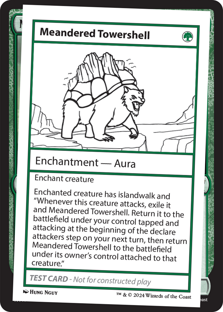 Meandered Towershell [Mystery Booster 2 Playtest Cards] | Good Games Cannington