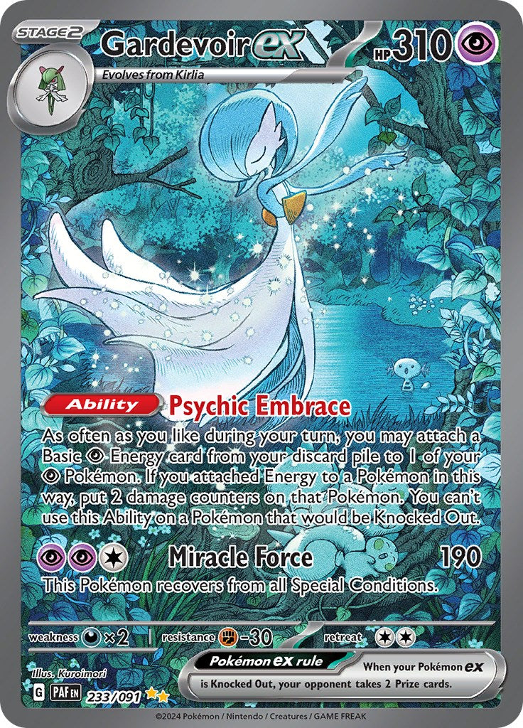 Gardevoir ex (233/091) [Scarlet & Violet: Paldean Fates] | Good Games Cannington