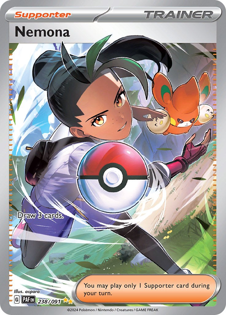 Nemona (238/091) [Scarlet & Violet: Paldean Fates] | Good Games Cannington