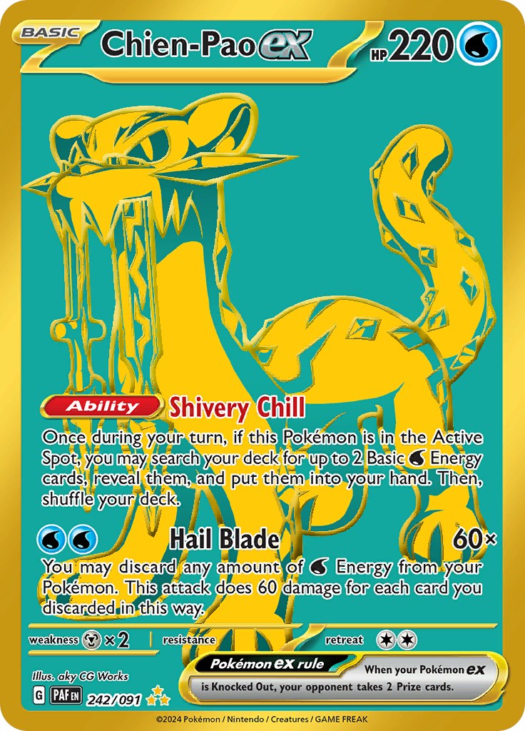 Chien-Pao ex (242/091) [Scarlet & Violet: Paldean Fates] | Good Games Cannington