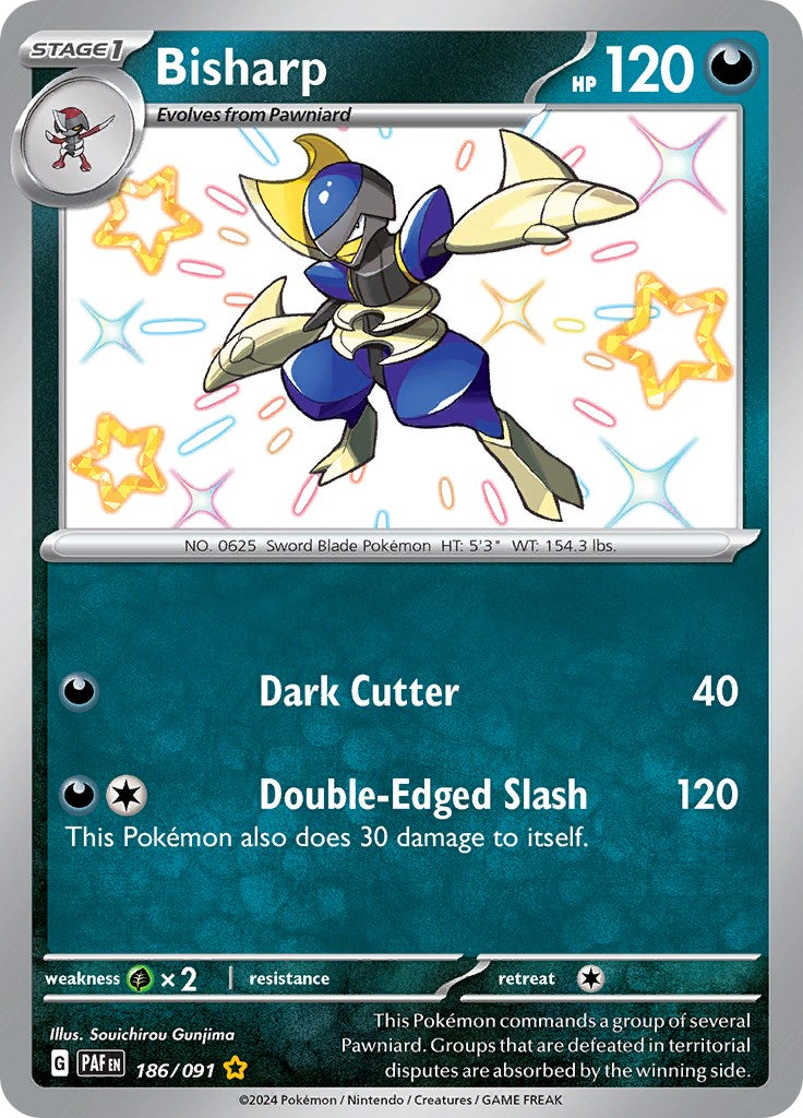 Bisharp (186/091) [Scarlet & Violet: Paldean Fates] | Good Games Cannington