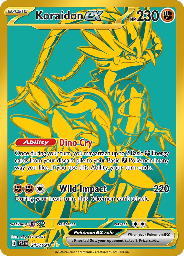 Koraidon ex (245/091) [Scarlet & Violet: Paldean Fates] | Good Games Cannington