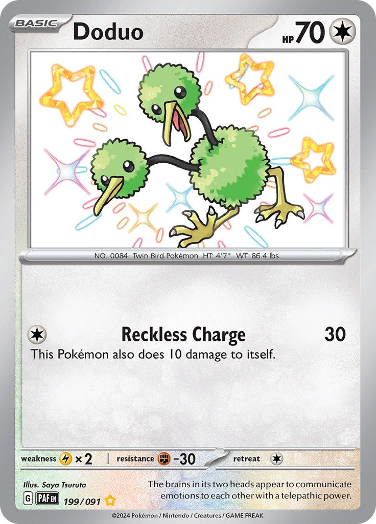 Doduo (199/091) [Scarlet & Violet: Paldean Fates] | Good Games Cannington
