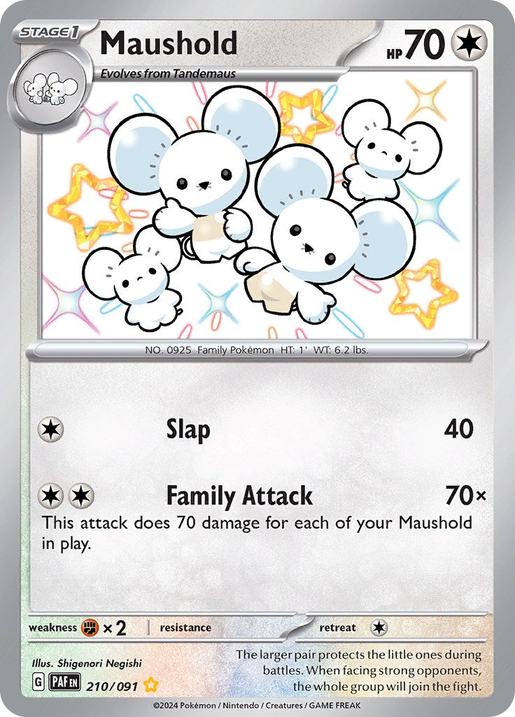 Maushold (210/091) [Scarlet & Violet: Paldean Fates] | Good Games Cannington