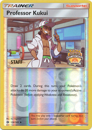 Professor Kukui (128/149) (Regional Championship Promo Staff) [Sun & Moon: Base Set] | Good Games Cannington