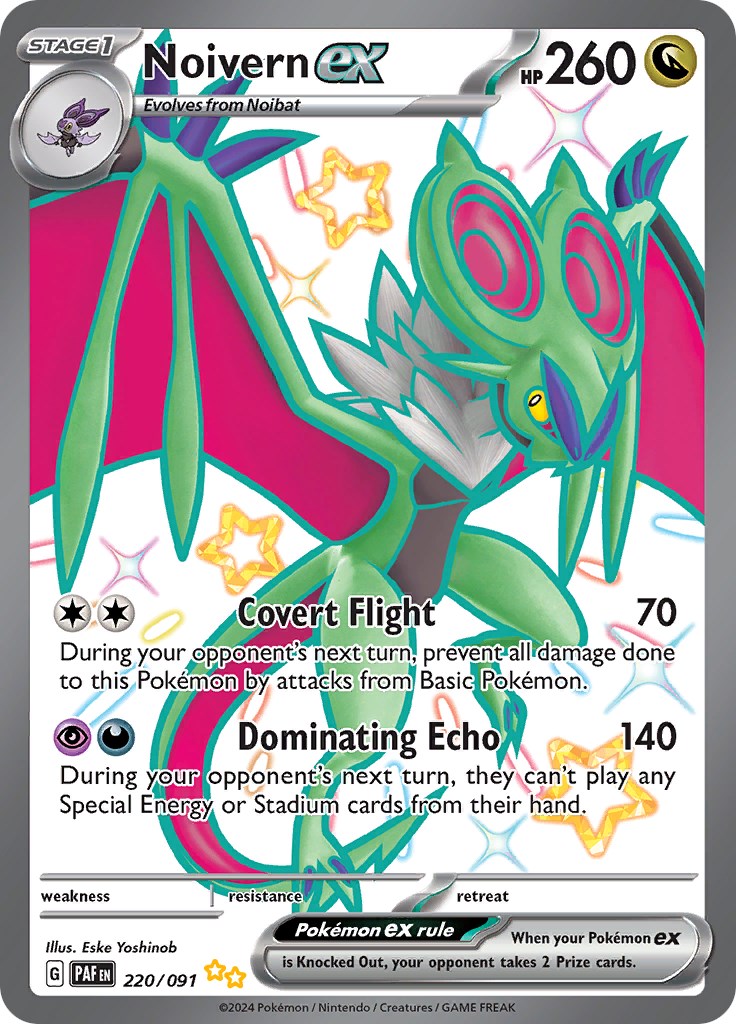 Noivern ex (220/091) [Scarlet & Violet: Paldean Fates] | Good Games Cannington