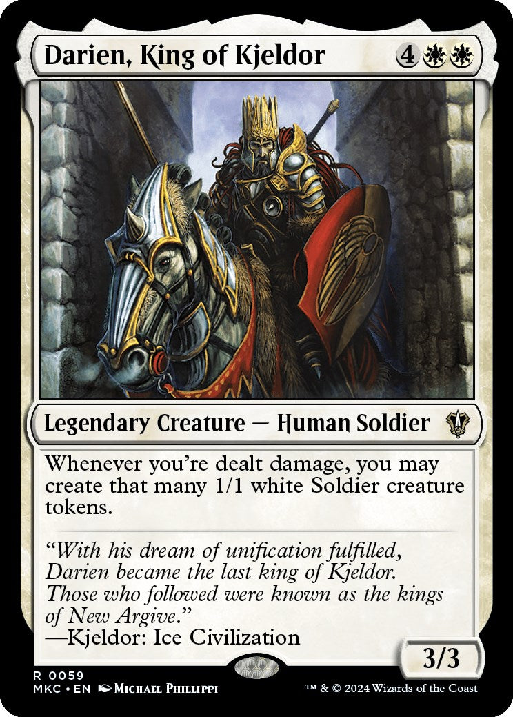 Darien, King of Kjeldor [Murders at Karlov Manor Commander] | Good Games Cannington