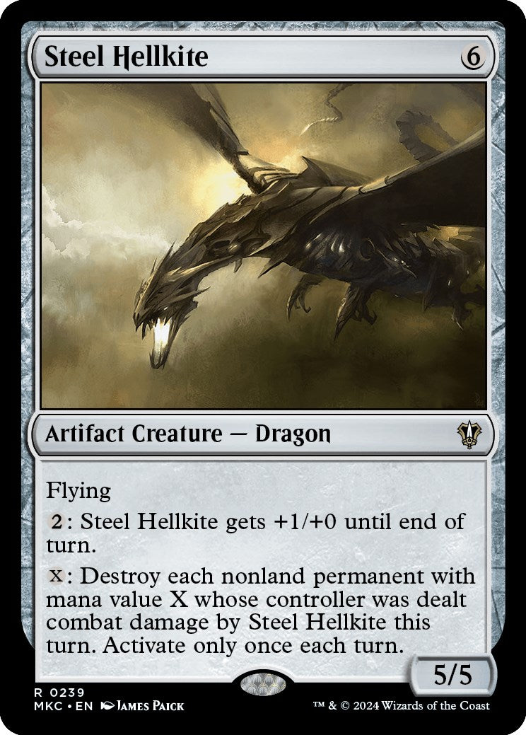 Steel Hellkite [Murders at Karlov Manor Commander] | Good Games Cannington
