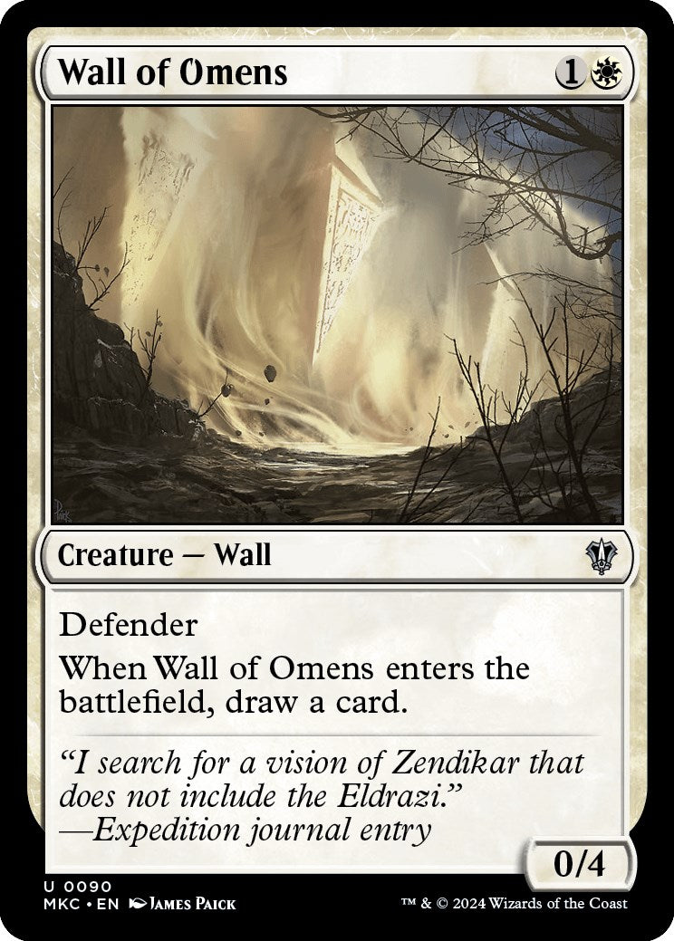 Wall of Omens [Murders at Karlov Manor Commander] | Good Games Cannington