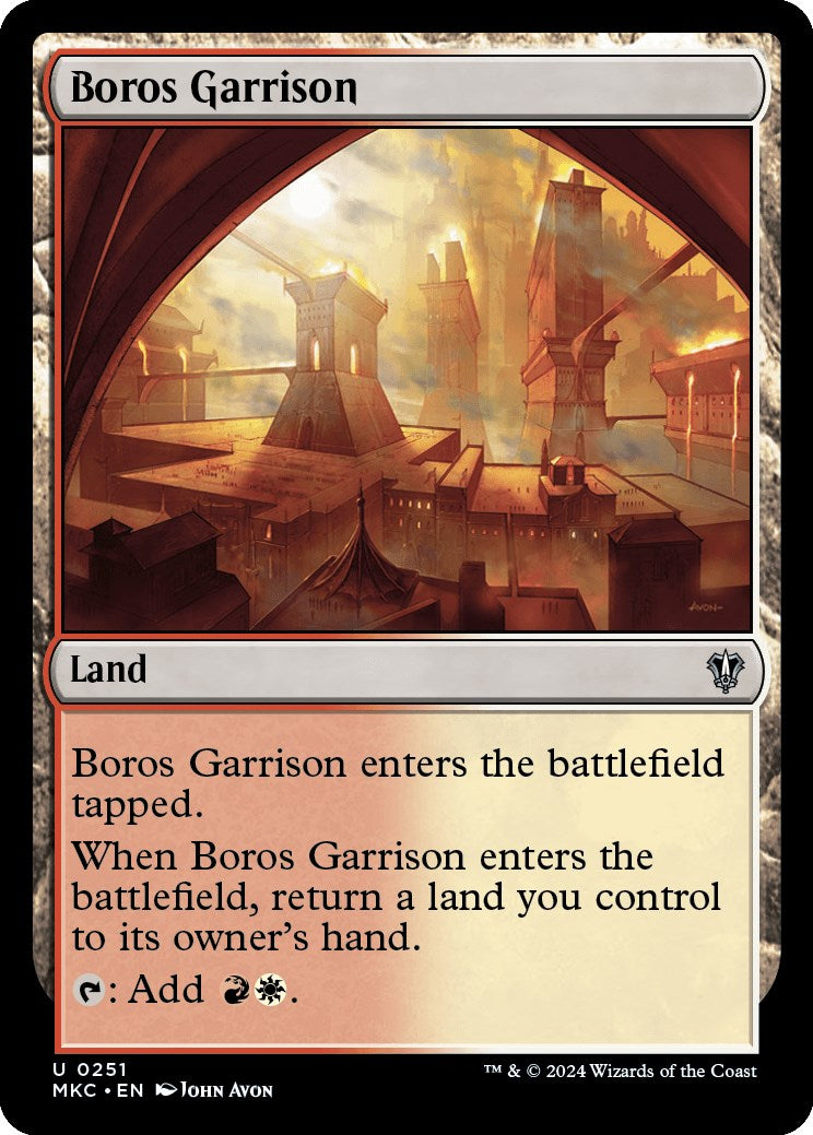 Boros Garrison [Murders at Karlov Manor Commander] | Good Games Cannington