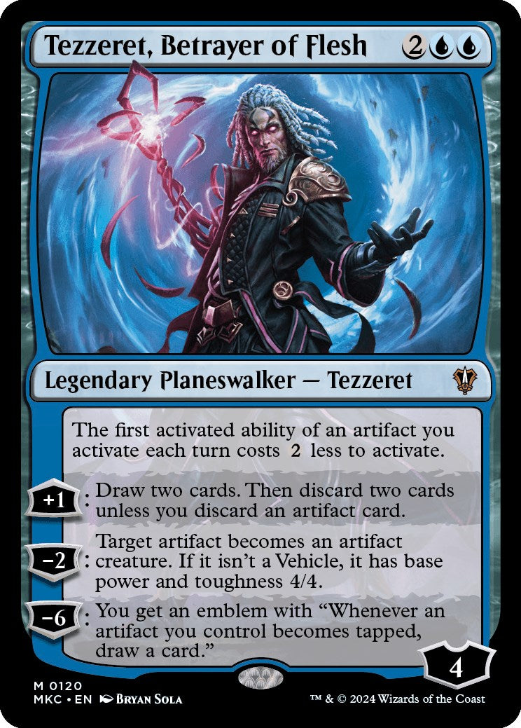 Tezzeret, Betrayer of Flesh [Murders at Karlov Manor Commander] | Good Games Cannington
