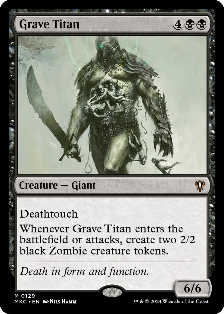 Grave Titan [Murders at Karlov Manor Commander] | Good Games Cannington