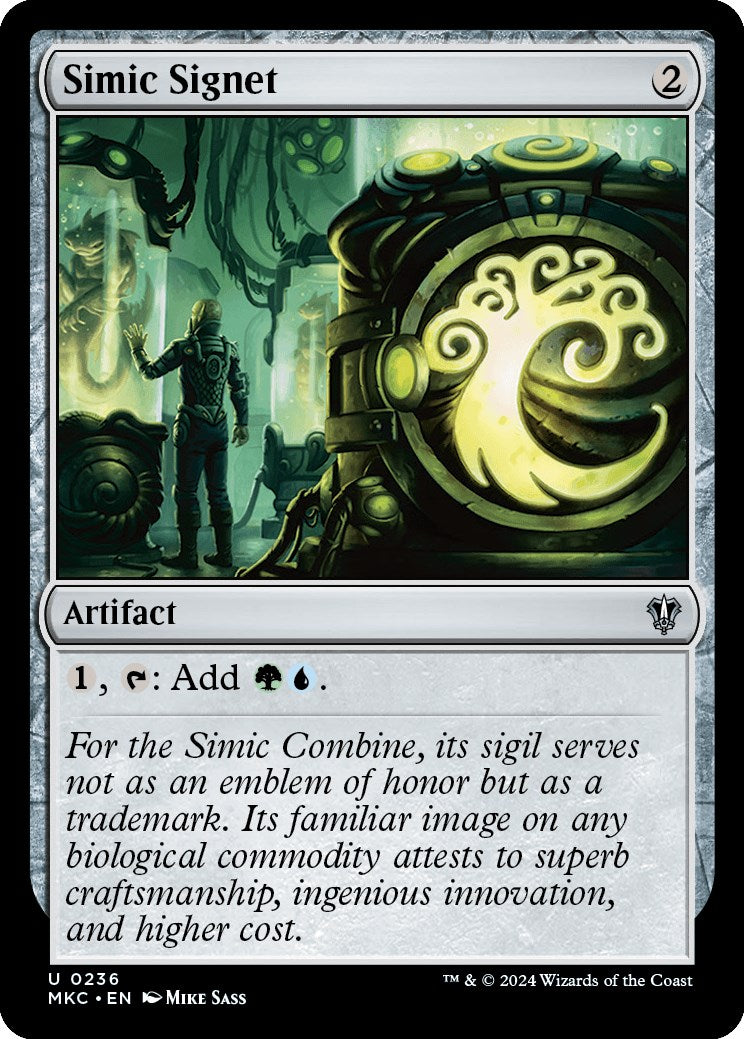 Simic Signet [Murders at Karlov Manor Commander] | Good Games Cannington