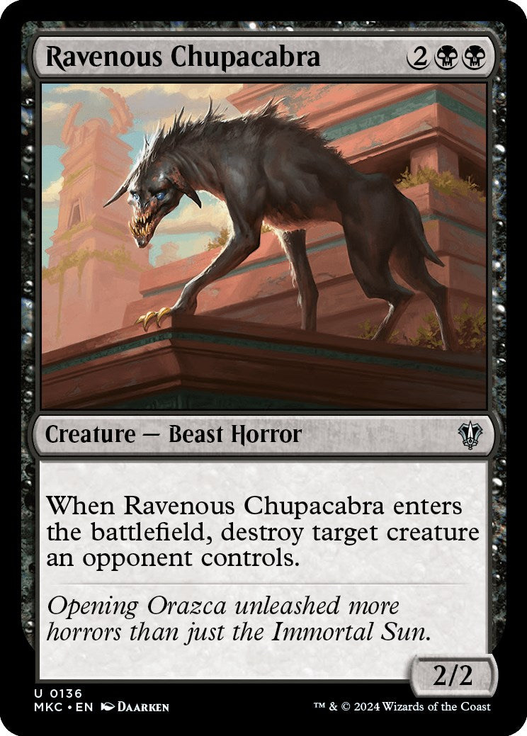 Ravenous Chupacabra [Murders at Karlov Manor Commander] | Good Games Cannington