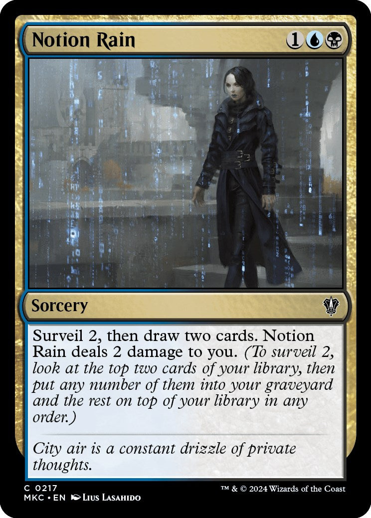 Notion Rain [Murders at Karlov Manor Commander] | Good Games Cannington