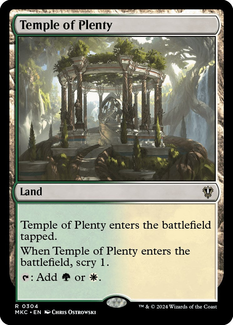 Temple of Plenty [Murders at Karlov Manor Commander] | Good Games Cannington