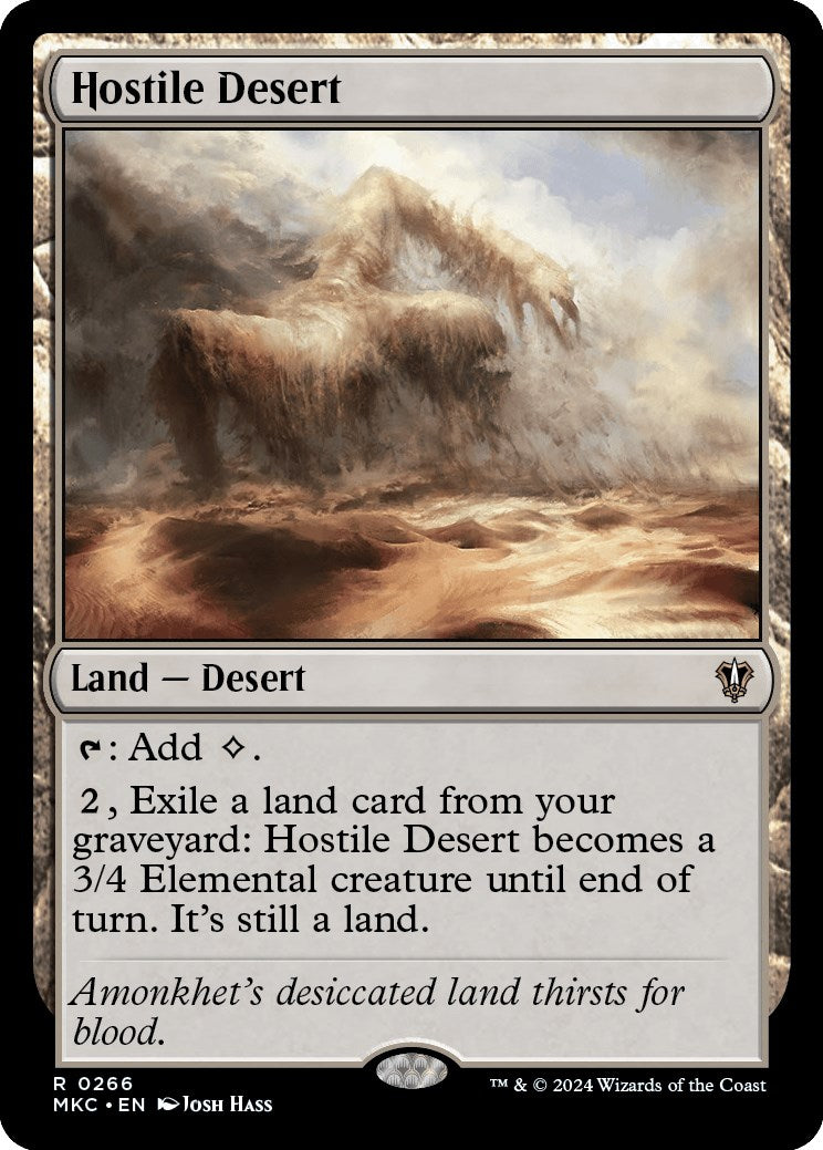 Hostile Desert [Murders at Karlov Manor Commander] | Good Games Cannington