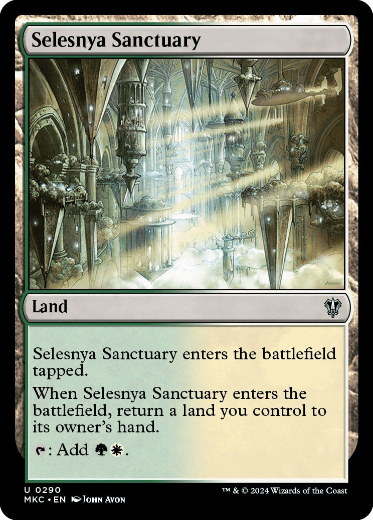 Selesnya Sanctuary [Murders at Karlov Manor Commander] | Good Games Cannington