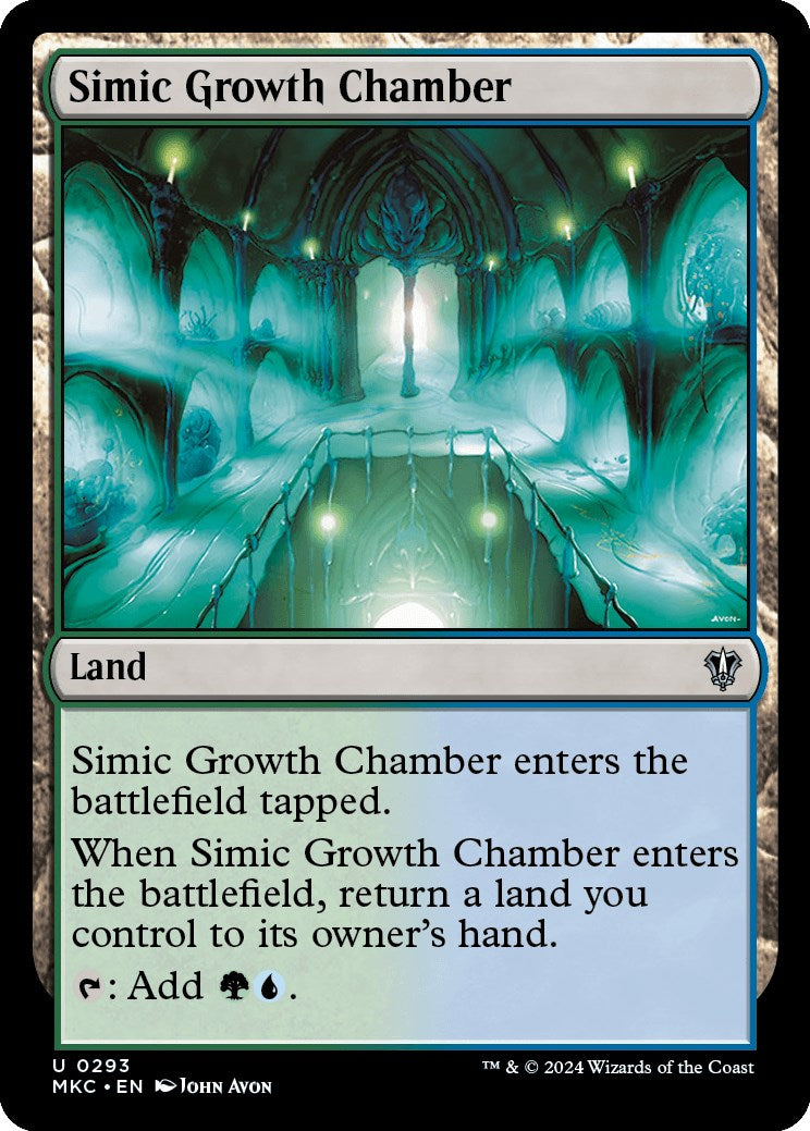 Simic Growth Chamber [Murders at Karlov Manor Commander] | Good Games Cannington