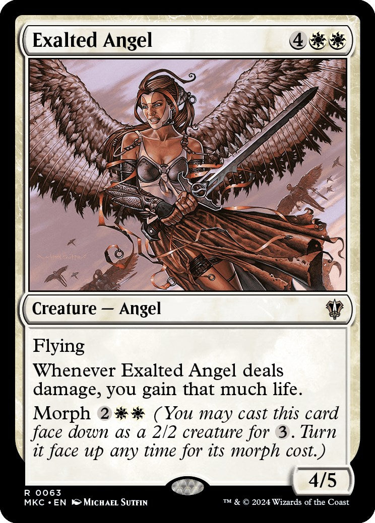 Exalted Angel [Murders at Karlov Manor Commander] | Good Games Cannington
