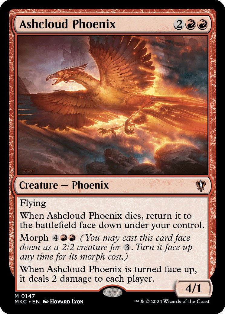 Ashcloud Phoenix [Murders at Karlov Manor Commander] | Good Games Cannington