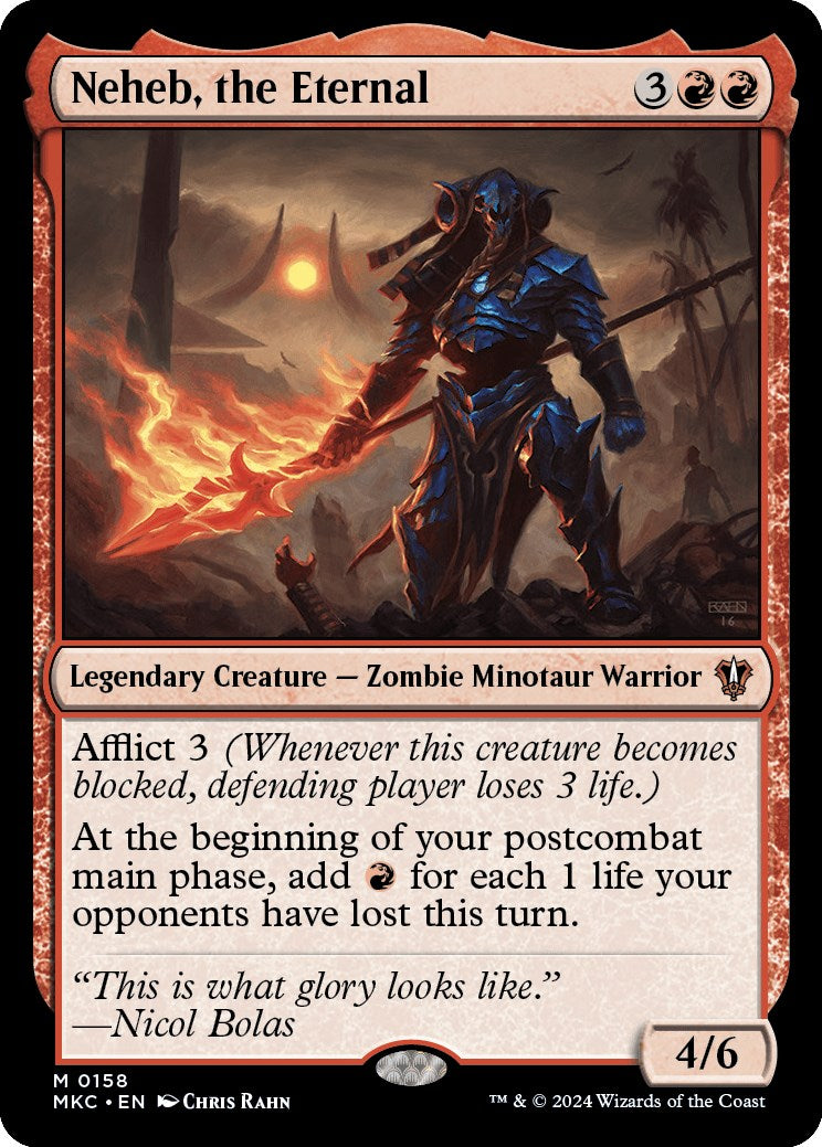 Neheb, the Eternal [Murders at Karlov Manor Commander] | Good Games Cannington