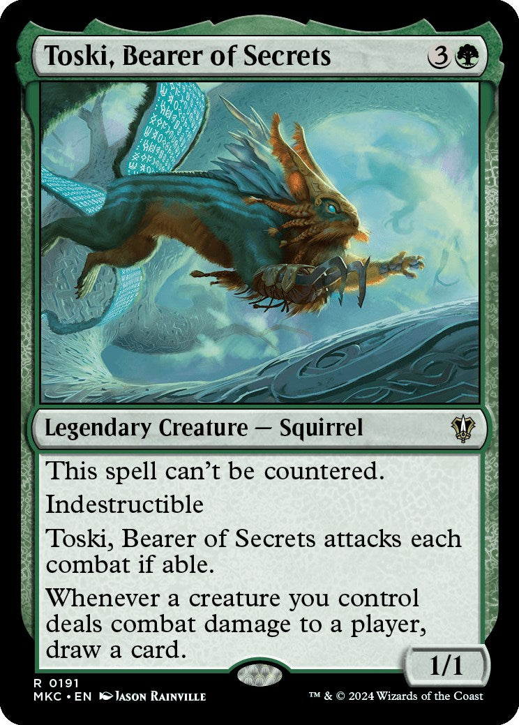 Toski, Bearer of Secrets [Murders at Karlov Manor Commander] | Good Games Cannington