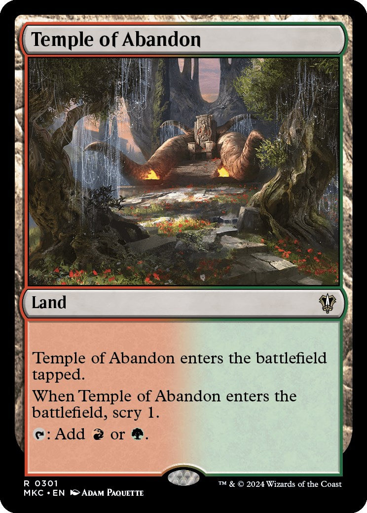 Temple of Abandon [Murders at Karlov Manor Commander] | Good Games Cannington