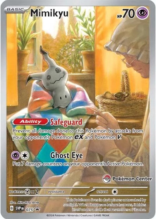 Mimikyu (SVP075)(Pokemon Center Exclusive) [Scarlet & Violet: Black Star Promos] | Good Games Cannington