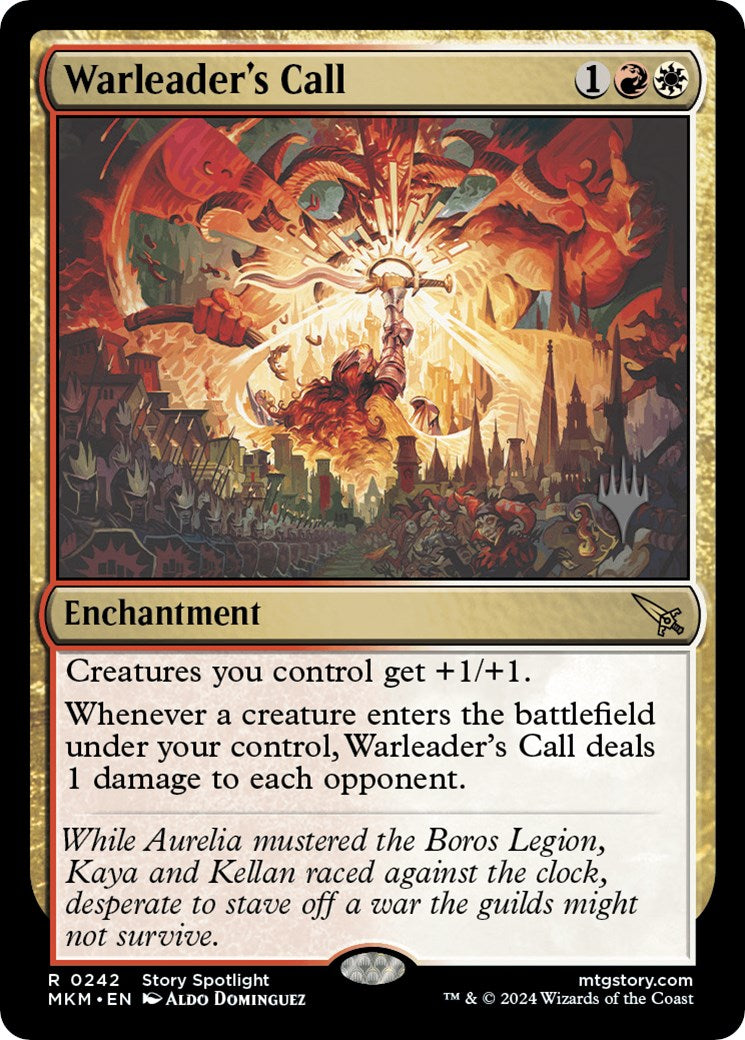 Warleader's Call (Promo Pack) [Murders at Karlov Manor Promos] | Good Games Cannington