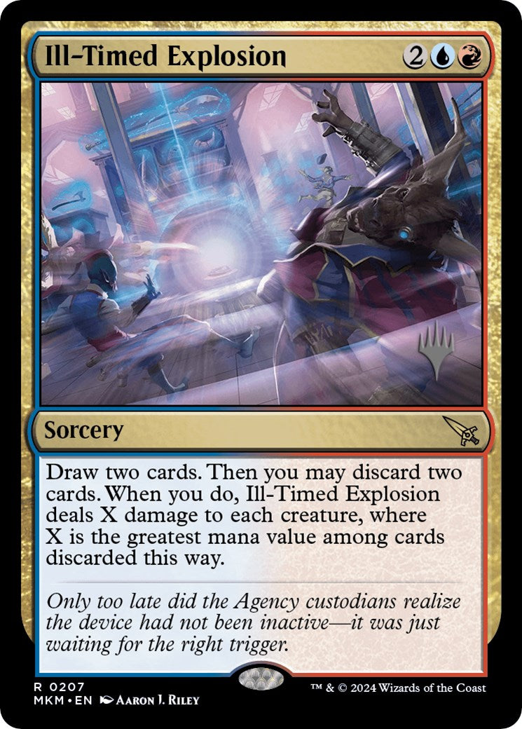 Ill-Timed Explosion (Promo Pack) [Murders at Karlov Manor Promos] | Good Games Cannington