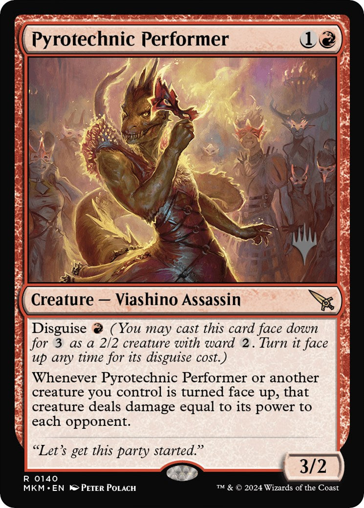 Pyrotechnic Performer (Promo Pack) [Murders at Karlov Manor Promos] | Good Games Cannington
