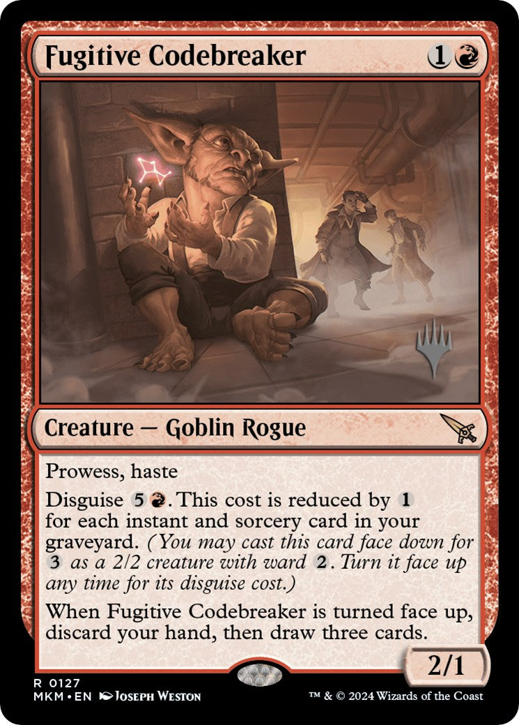 Fugitive Codebreaker (Promo Pack) [Murders at Karlov Manor Promos] | Good Games Cannington