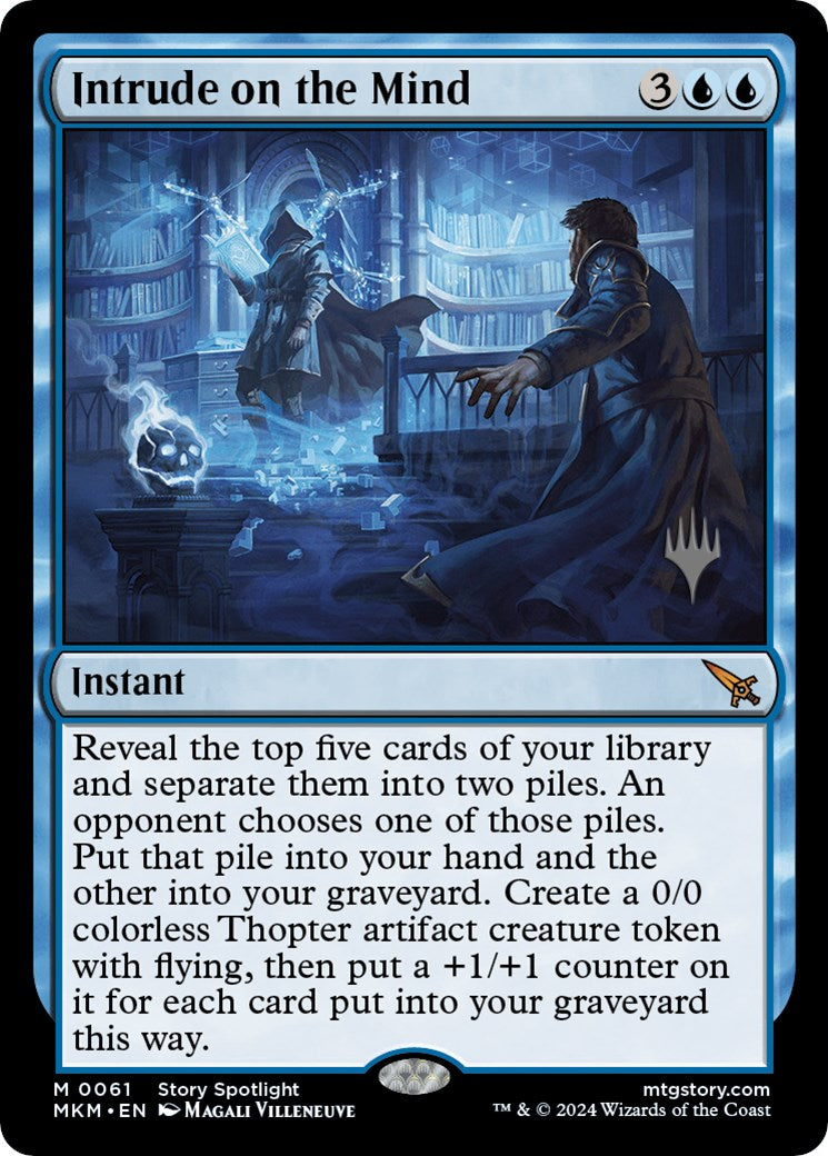 Intrude on the Mind (Promo Pack) [Murders at Karlov Manor Promos] | Good Games Cannington