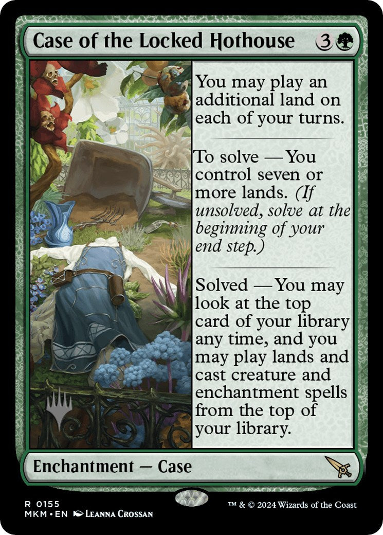 Case of the Locked Hothouse (Promo Pack) [Murders at Karlov Manor Promos] | Good Games Cannington